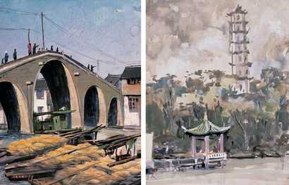 佚名 风景（八幅）